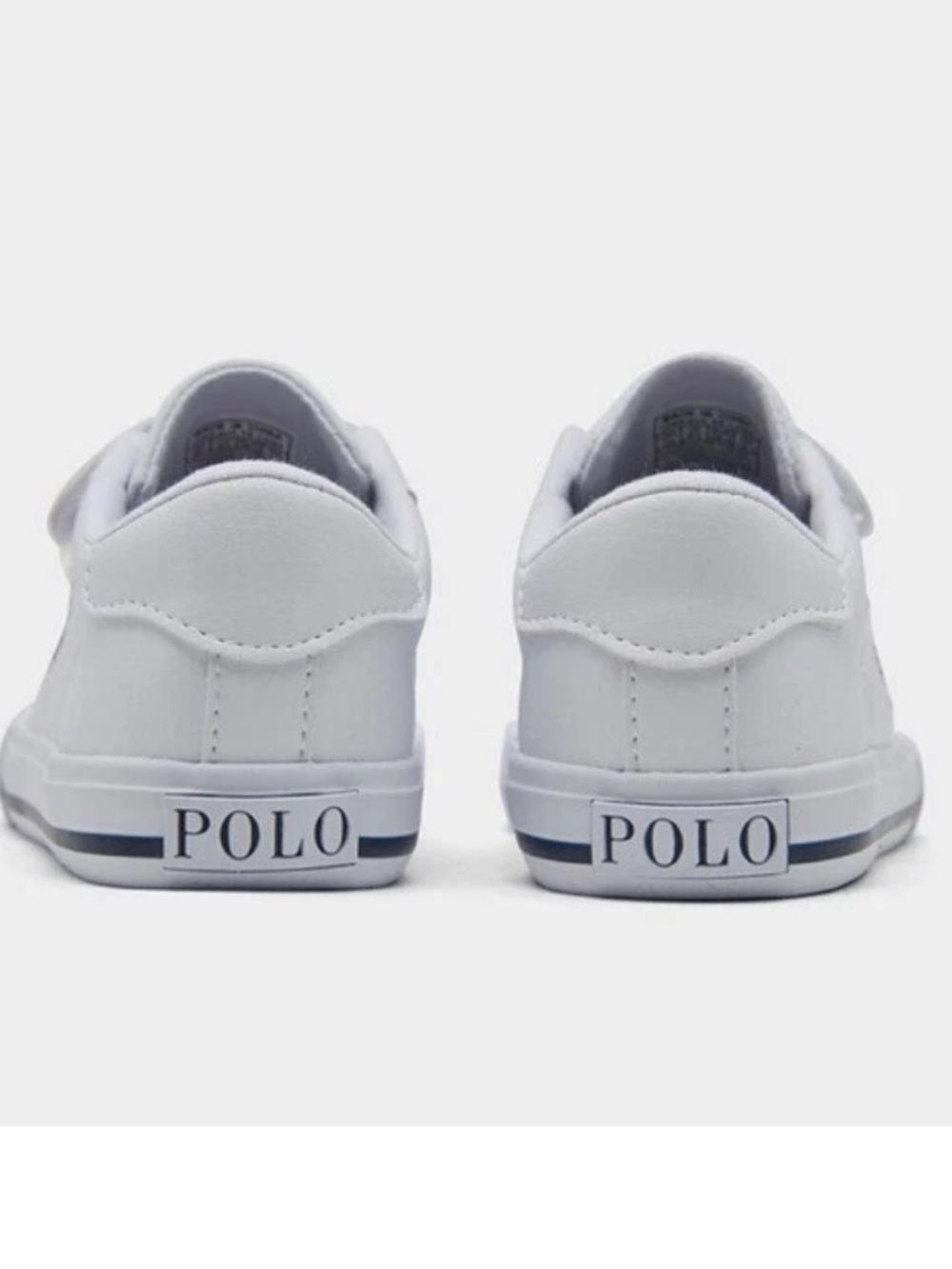 Polo Ralph Lauren Hook & Loop Toddler Boys Easten II EZ White Blue Sneaker 10T - Picture 7 of 11